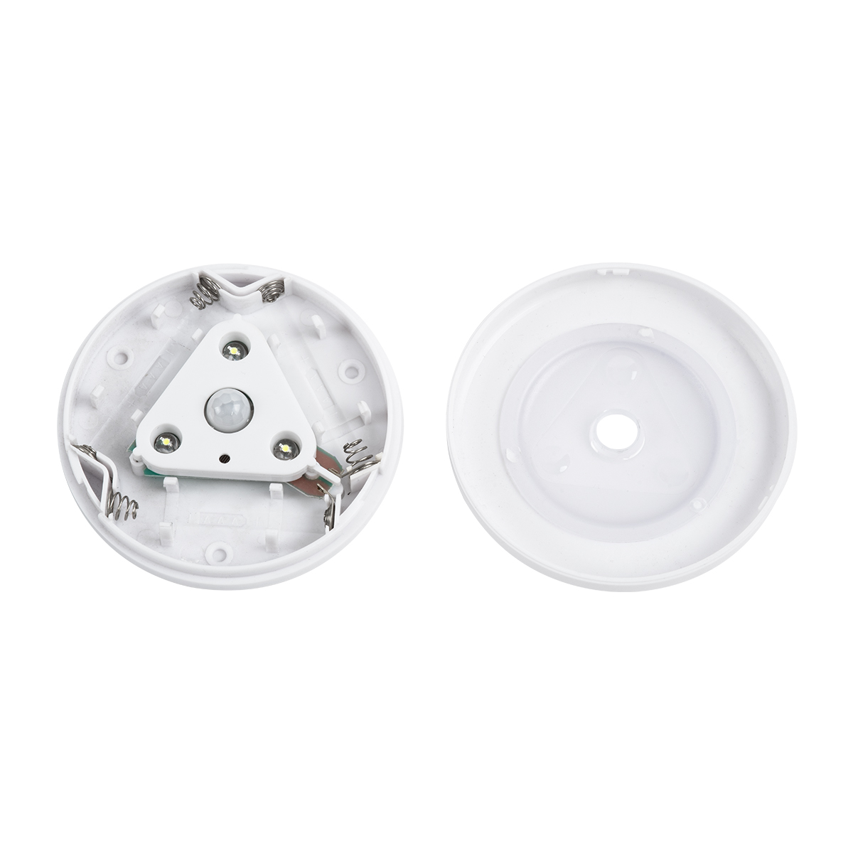 GloboStar® 79004 Φωτιστικό Νυκτός Μπαταρίας 3xAAA (Δεν Περιλαμβάνεται) LED SMD 5050 1W 80lm με Αισθητήρα Κίνησης και 3M Διπλής Όψης Αυτοκόλλητη Ταινία Αδιάβροχο IP44 Ψυχρό Λευκό 6000K D7.5 x H1.5cm - Image 6