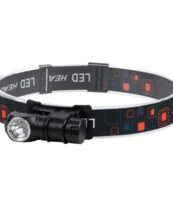 GloboStar® 79040 Φορητός Φακός Κεφαλής Επαναφορτιζόμενος LED Luminus SST20 10W 1000lm 30° Μοιρών με 1 x 16340 Μπαταρία 800mAh USB 2.0 3 Modes Αδιάβροχο IP54 Ψυχρό Λευκό 6000K