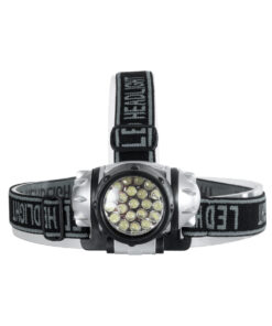 GloboStar® 79053 Φακός Κεφαλής LED Diode 3W 200lm – Ψυχρό Λευκό 6000K – Μ7.5 x Π6 x Υ6cm