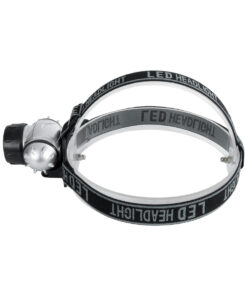 GloboStar® 79053 Φακός Κεφαλής LED Diode 3W 200lm – Ψυχρό Λευκό 6000K – Μ7.5 x Π6 x Υ6cm
