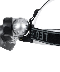 GloboStar® 79053 Φακός Κεφαλής LED Diode 3W 200lm – Ψυχρό Λευκό 6000K – Μ7.5 x Π6 x Υ6cm