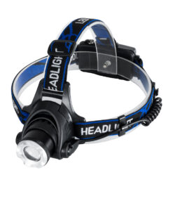 GloboStar® 79055 Φακός Κεφαλής Επαναφορτιζόμενος LED CREE XML2-T6 Chip 10 Watt 800lm με 2 x 18650 Μπαταρίες 5200mAh – Ψυχρό Λευκό 6000K – Μ8.5 x Π6.5 x Υ7cm