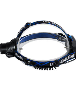 GloboStar® 79055 Φακός Κεφαλής Επαναφορτιζόμενος LED CREE XML2-T6 Chip 10 Watt 800lm με 2 x 18650 Μπαταρίες 5200mAh – Ψυχρό Λευκό 6000K – Μ8.5 x Π6.5 x Υ7cm