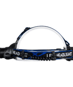 GloboStar® 79055 Φακός Κεφαλής Επαναφορτιζόμενος LED CREE XML2-T6 Chip 10 Watt 800lm με 2 x 18650 Μπαταρίες 5200mAh – Ψυχρό Λευκό 6000K – Μ8.5 x Π6.5 x Υ7cm