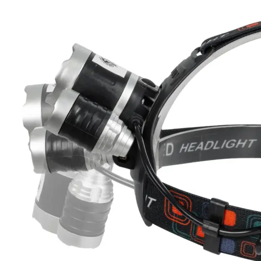 GloboStar® 79057 Φακός Κεφαλής Επαναφορτιζόμενος LED CREE XML2-T6 Chip 30 Watt 3000lm με 2 x 18650 Μπαταρίες 6000mAh Ψυχρό Λευκό 6000K - Image 6