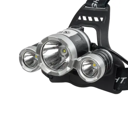 GloboStar® 79057 Φακός Κεφαλής Επαναφορτιζόμενος LED CREE XML2-T6 Chip 30 Watt 3000lm με 2 x 18650 Μπαταρίες 6000mAh Ψυχρό Λευκό 6000K - Image 7