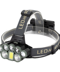 GLOBOSTAR® HEADLAMP 79062 Φακός Κεφαλής LED 40W 4000lm 15~60° DC 5V με USB-C με Επαναφορτιζόμενη Μπαταρία Li-ion 3.7V 2x18650 6000mAh Αδιάβροχο IP54 Ψυχρό Λευκό 6000K - CREE XML2-T6 Chip - Μ9.2 x Π3 x Υ4.5cm - 1 Χρόνο Εγγύηση