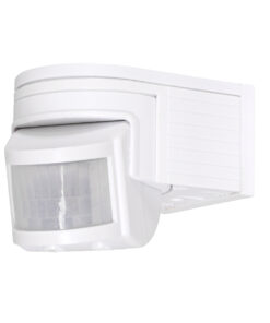 GloboStar® 79092 Επίτοιχος PIR Ανιχνευτής-Αισθητήρας Κίνησης 180° 6m Motion Sensor AC 230V Max 1380W