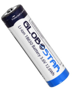 GLOBOSTAR® BATTERY 79093 Ανταλλακτική Επαναφορτιζόμενη Μπαταρία Li-ion 3.6V 12.6Wh 18650 3600mAh με Overcharge / Discharge Προστασία - Μ6.7 x Π1.7 x Υ1.7cm - 1 Χρόνο Εγγύηση