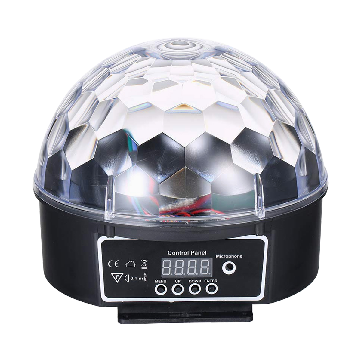 GLOBOSTAR® DISCOBALL 79602 Disco Μπάλα Φωτορυθμικό με RF Ασύρματο Χειριστήριο LED 20W 1000lm 180° AC 220-240V IP20 Πολύχρωμο RGB DMX512- Μ17 x Π17 x Υ15cm - 2 Χρόνια Εγγύηση - Image 3