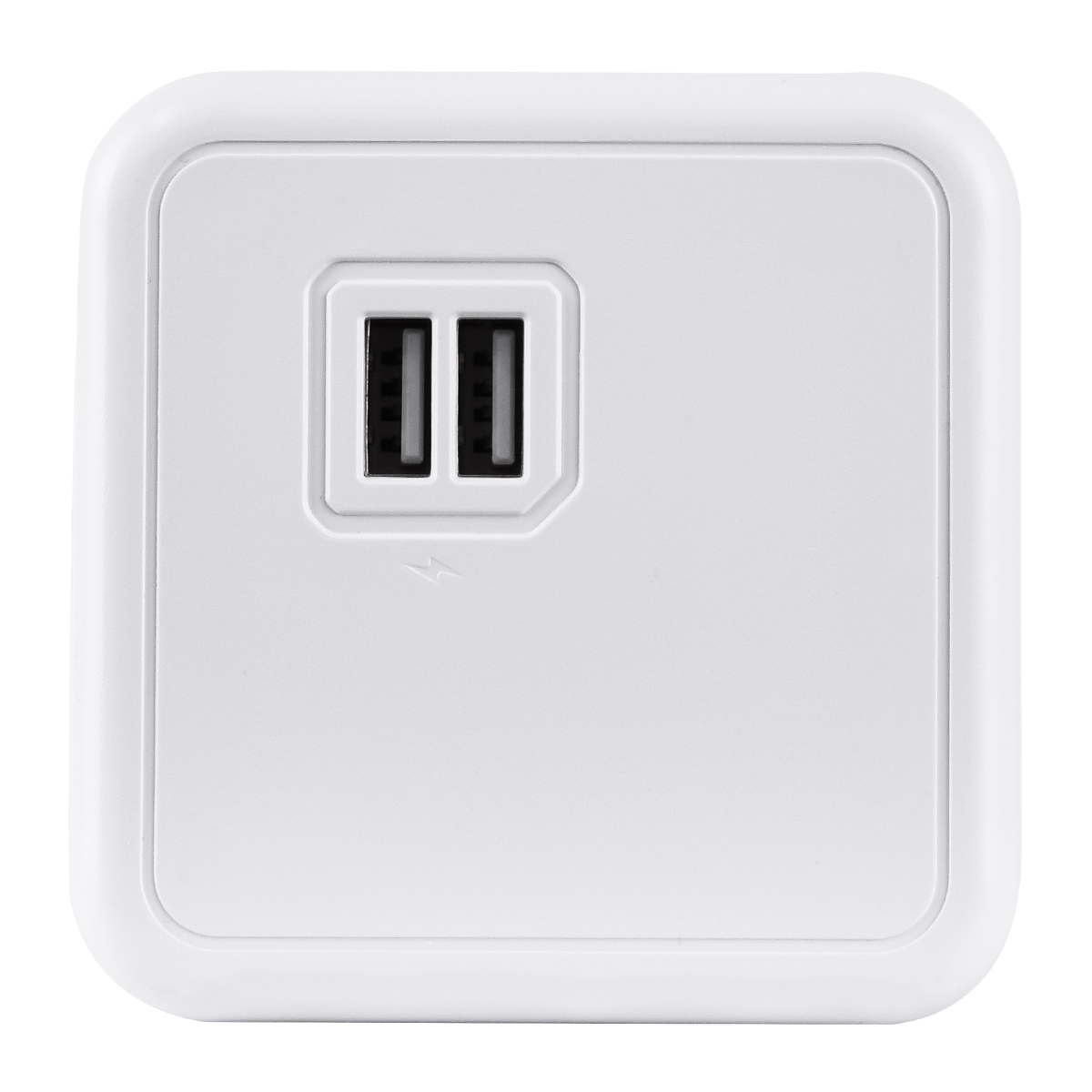 GloboStar® TRAVEL PowerCube PRO Certified 79639 Πολύπριζο 6 Θέσεων με 1.5m Kαλώδιο - 4 Πρίζες Ασφαλείας Childproof EU Schuko AC 220-240V & 2 Πρίζες USB Max 2.1A/DC 5V Μ7.5 x Π7.5 x Υ7.5 - Λευκό με Γκρι - Max Load 3680W/16A - Image 8