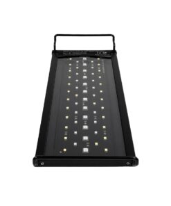 GLOBOSTAR® AQUARIUS 79678 Φωτιστικό Ενυδρείου με Ενσωματωμένο Χειριστήριο LED 12W 600lm 120° AC 220-240V Αδιάβροχο IP44 Πολύχρωμο RGBW Dimmable – Sanan SMD Chip – Μαύρο – Μ30 x Π11 x Υ3cm – 2 Χρόνια Εγγύηση