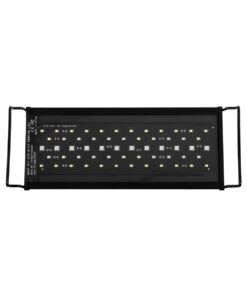 GLOBOSTAR® AQUARIUS 79678 Φωτιστικό Ενυδρείου με Ενσωματωμένο Χειριστήριο LED 12W 600lm 120° AC 220-240V Αδιάβροχο IP44 Πολύχρωμο RGBW Dimmable – Sanan SMD Chip – Μαύρο – Μ30 x Π11 x Υ3cm – 2 Χρόνια Εγγύηση