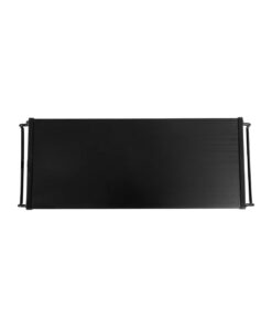 GLOBOSTAR® AQUARIUS 79678 Φωτιστικό Ενυδρείου με Ενσωματωμένο Χειριστήριο LED 12W 600lm 120° AC 220-240V Αδιάβροχο IP44 Πολύχρωμο RGBW Dimmable – Sanan SMD Chip – Μαύρο – Μ30 x Π11 x Υ3cm – 2 Χρόνια Εγγύηση
