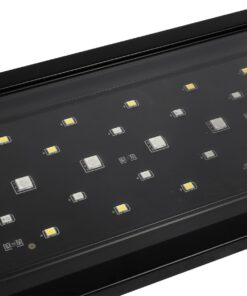 GLOBOSTAR® AQUARIUS 79678 Φωτιστικό Ενυδρείου με Ενσωματωμένο Χειριστήριο LED 12W 600lm 120° AC 220-240V Αδιάβροχο IP44 Πολύχρωμο RGBW Dimmable – Sanan SMD Chip – Μαύρο – Μ30 x Π11 x Υ3cm – 2 Χρόνια Εγγύηση