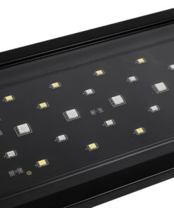 GLOBOSTAR® AQUARIUS 79679 Φωτιστικό Ενυδρείου με Ενσωματωμένο Χειριστήριο LED 16W 800lm 120° AC 220-240V Αδιάβροχο IP44 Πολύχρωμο RGBW Dimmable – Sanan SMD Chip – Μαύρο – Μ45 x Π11 x Υ3cm – 2 Χρόνια Εγγύηση