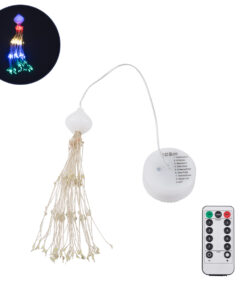 GloboStar® 79797 Διακοσμητική Γιρλάντα Μπαταρίας (3xAAA Δεν Περιλαμβάνονται) 200 LED 3 Watt και Ασύρματο Χειριστήριο 8 Προγραμμάτων Φωτισμού Dimmable Πολύχρωμο RGB