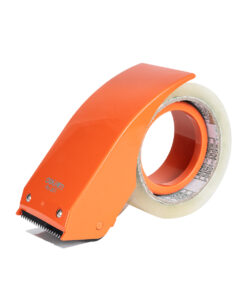 GLOBOSTAR® PACKAGING 79950 Επαγγελματική Μηχανή για Αυτοκόλλητη Ταινία Συσκευασίας Φάρδους έως 5.5cm & Μήκους έως 150 Μέτρων - Πορτοκαλί - Μ8.5 x Π8.5 x Υ9cm