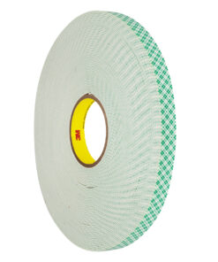 GloboStar® 79957 3M 4026 Original Foam Αυτοκόλλητη Ταινία Διπλής Όψης Π19mm x Μ33 Μέτρα