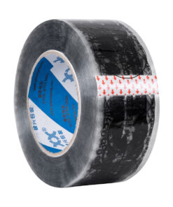 GLOBOSTAR® PACKAGING 79960 Αυτοκόλλητη Ταινία Συσκευασίας Υψηλής Ποιότητας Φάρδους 5.5cm & Μήκους 150 Μέτρων – Διάφανο & Μαύρο – GLOBOSTAR & ALIEN Design – Μ15000 x Π5.5 x Υ0.01cm