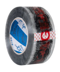 GLOBOSTAR® PACKAGING 79964 Αυτοκόλλητη Ταινία Συσκευασίας Υψηλής Ποιότητας Φάρδους 5.5cm & Μήκους 150 Μέτρων – Διάφανο & Μαύρο – GLOBOSTAR & ΕΥΘΡΑΥΣΤΟ – Μ15000 x Π5.5 x Υ0.01cm