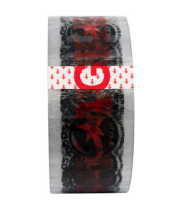 GLOBOSTAR® PACKAGING 79964 Αυτοκόλλητη Ταινία Συσκευασίας Υψηλής Ποιότητας Φάρδους 5.5cm & Μήκους 150 Μέτρων – Διάφανο & Μαύρο – GLOBOSTAR & ΕΥΘΡΑΥΣΤΟ – Μ15000 x Π5.5 x Υ0.01cm
