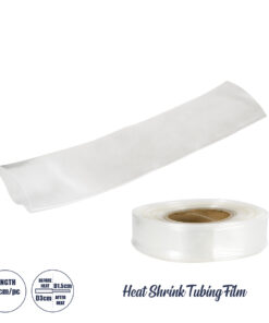 GLOBOSTAR® SHRINKTUBE 79969-1 Θερμοσυστελλόμενο Μακαρόνι Στεγανοποίησης για Neon Flex LED Αδιάβροχο IP65 - Διάφανο - Μ20 x Π3 x Υ3cm/Π1.5 x Υ1.5cm
