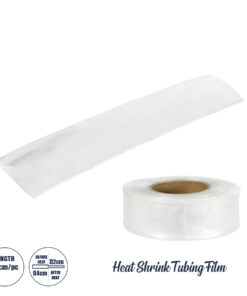 GLOBOSTAR® SHRINKTUBE 79970-1 Θερμοσυστελλόμενο Μακαρόνι Στεγανοποίησης για Neon Flex LED Αδιάβροχο IP65 - Διάφανο - Μ20 x Π4 x Υ4cm/Π2 x Υ2cm