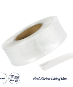 GLOBOSTAR® SHRINKTUBE 79970 Θερμοσυστελλόμενο Μακαρόνι Στεγανοποίησης για Neon Flex LED Αδιάβροχο IP65 - Διάφανο - Μ250 x Π4 x Υ4cm/Π2 x Υ2cm - Ρολό 25 Μέτρων