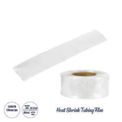 GLOBOSTAR® SHRINKTUBE 79971-1 Θερμοσυστελλόμενο Μακαρόνι Στεγανοποίησης για Neon Flex LED Αδιάβροχο IP65 - Διάφανο - Μ20 x Π5 x Υ5cm/Π2.5 x Υ2.5cm