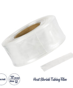 GLOBOSTAR® SHRINKTUBE 79971 Θερμοσυστελλόμενο Μακαρόνι Στεγανοποίησης για Neon Flex LED Αδιάβροχο IP65 - Διάφανο - Μ250 x Π5 x Υ5cm/Π2.5 x Υ2.5cm - Ρολό 25 Μέτρων
