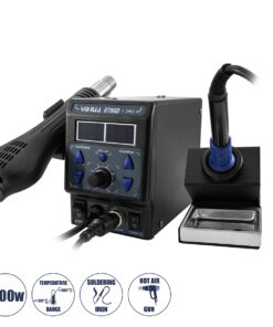 GLOBOSTAR® YIHUA-8786D 79972 Ψηφιακός Σταθμός Συγκόλλησης Θερμού Αέρα με Ψηφιακή Οθόνη & Κολλητήρι 1200W AC 220-240V IP20 - Μ15 x Π23.5 x Υ14cm - 2 Χρόνια Εγγύηση