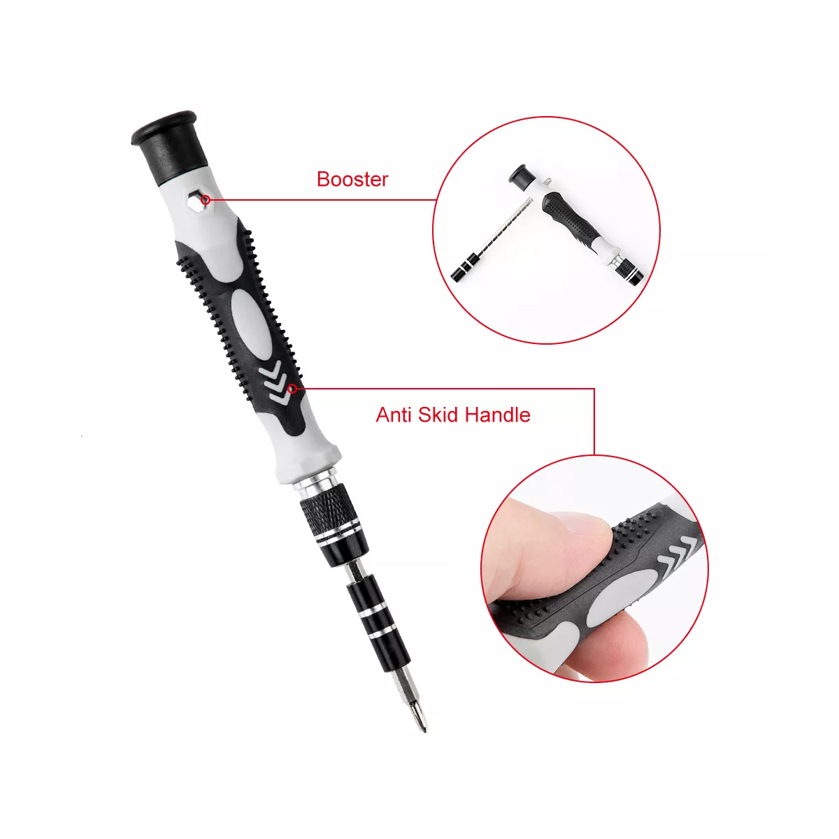GLOBOSTAR® ELEKIT 79999 Ολοκληρωμένο Mini DIY ΚΙΤ με 115 Μικροεργαλεία σε 1 Βαλιτσάκι για Επισκευές Κινητών Τηλεφώνων, Laptop, Οπτικών & κλπ Μικροεπισκευών - Image 9