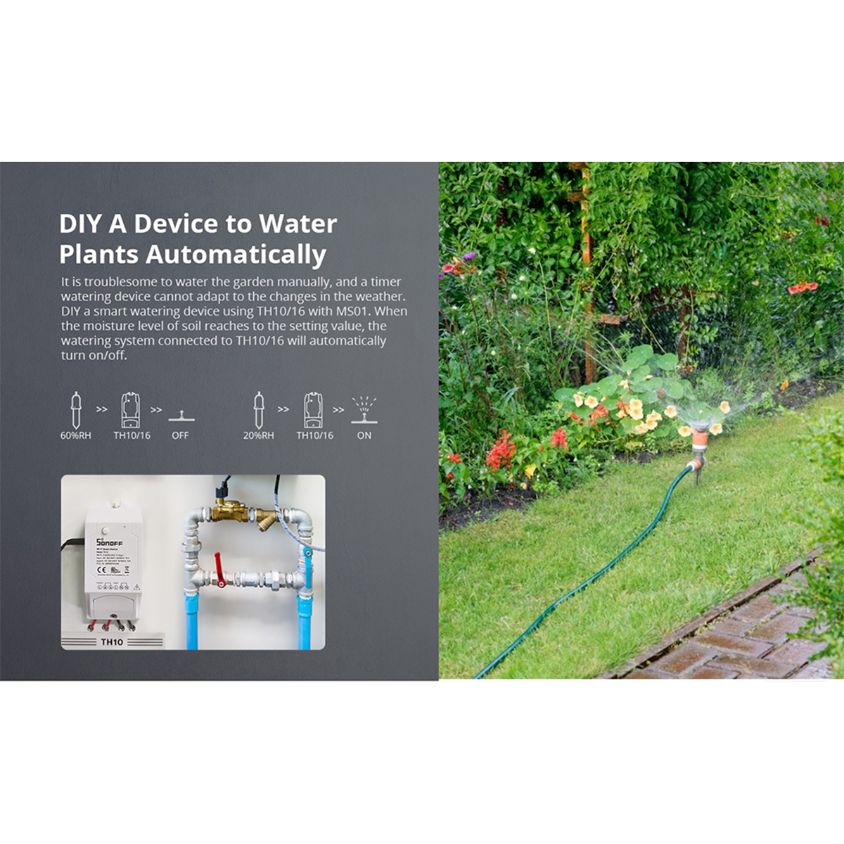 GloboStar® 80059 SONOFF MS01 - Smart Soil Moisture Sensor TH Sensor for TH10 & TH16 Models - Image 11