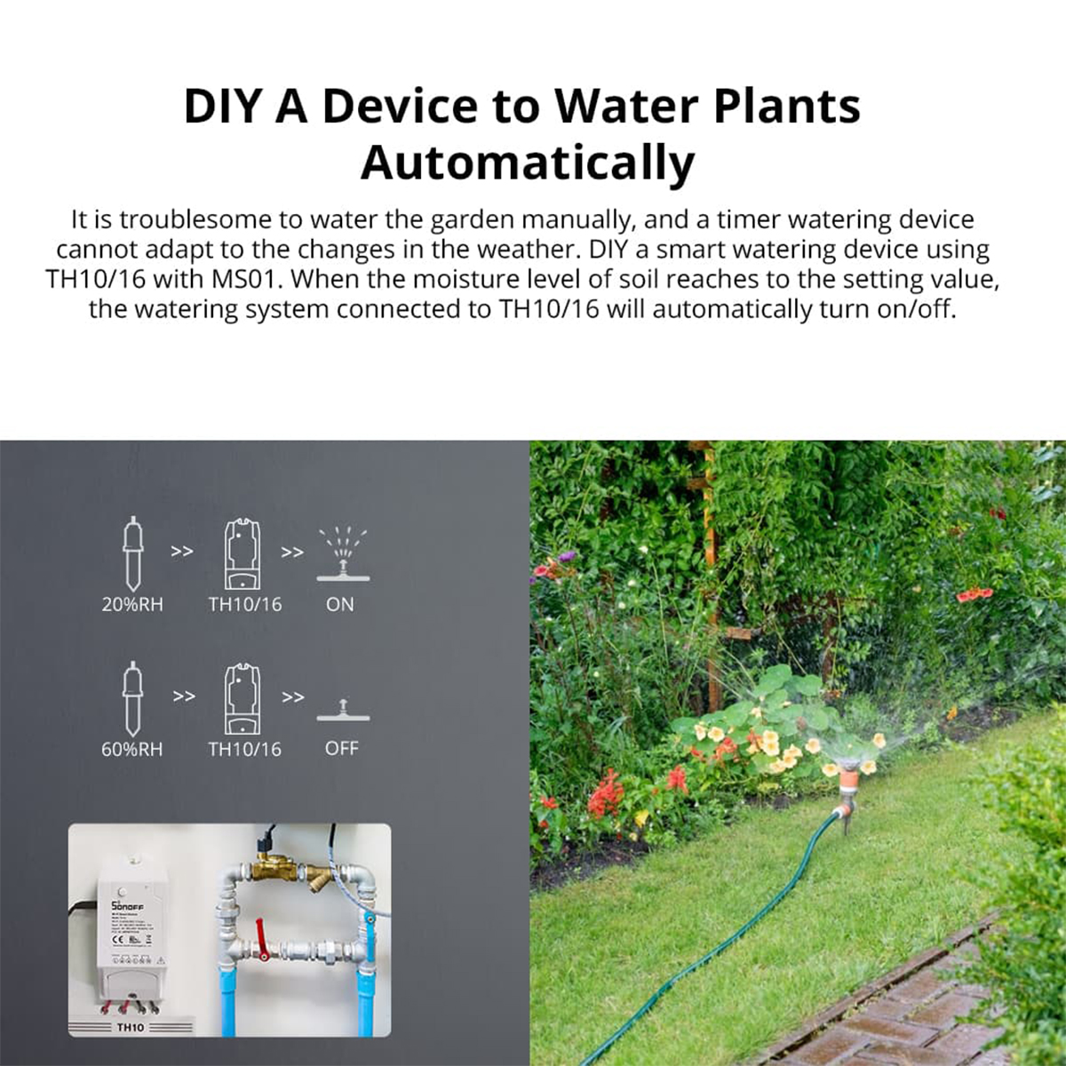 GloboStar® 80059 SONOFF MS01 - Smart Soil Moisture Sensor TH Sensor for TH10 & TH16 Models - Image 5