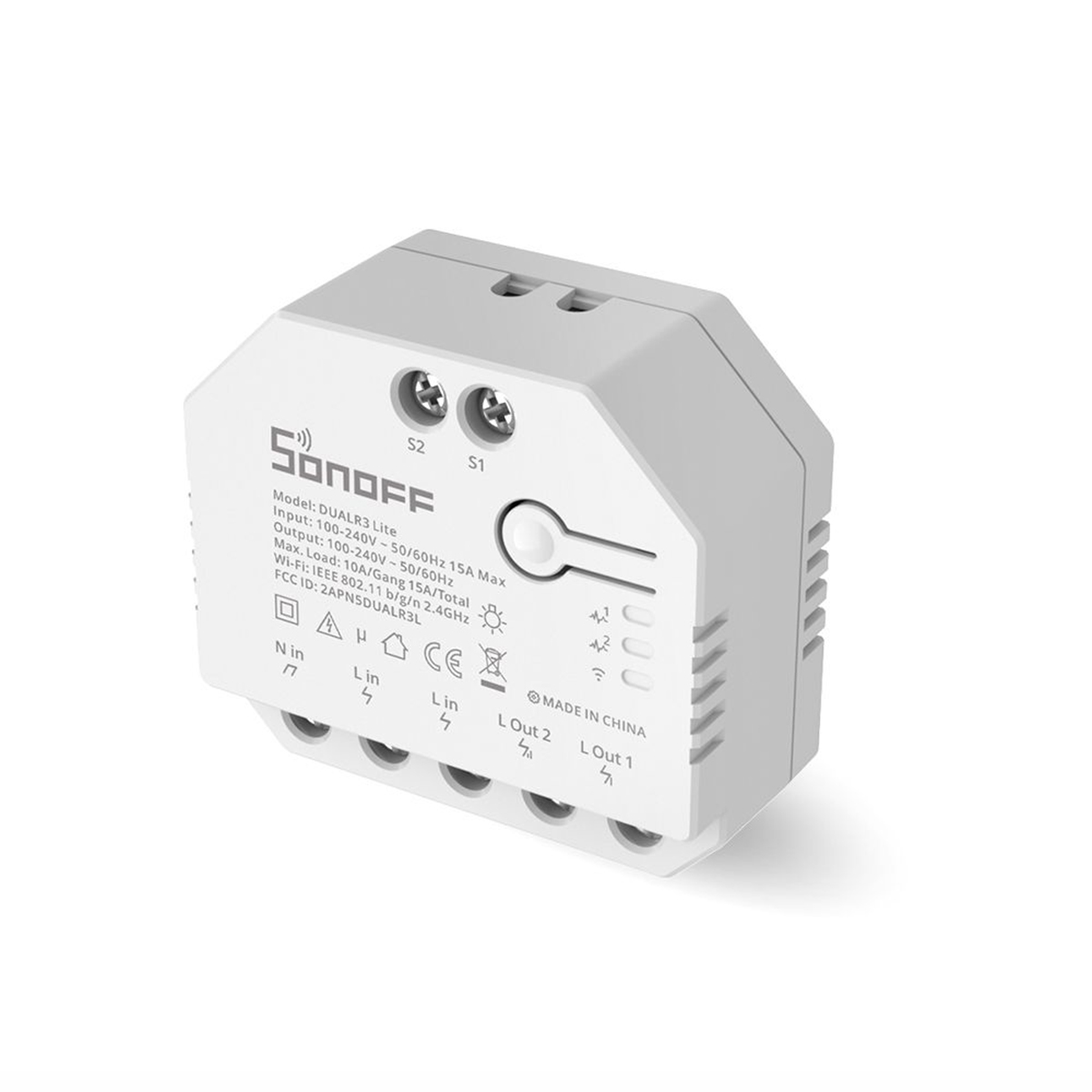 GloboStar® 80062 SONOFF DUALR3 Lite - Wi-Fi Smart Dual Relay Two Way Power Metering - Smart Switch - Image 4