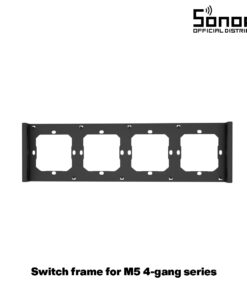 GloboStar® 80086 SONOFF SwitchMan M5-80 Wall Frame 4 Way - L29.9 X W8.6 X H1.48CM