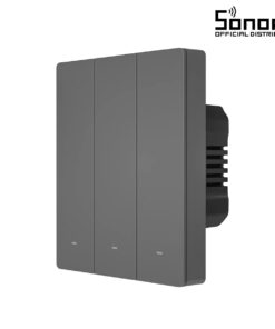 GloboStar® 80089 SONOFF M5-3C-80 SwitchMan Mechanical Smart Switch WiFi & Bluetooth AC 100-240V Max 6A 1320W (2A/Way) 3 Way