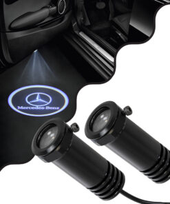 GLOBOSTAR® GHOSTLOGO 81614 Projector Προβολής Μάρκας Αυτοκινήτου “MERCEDES-BENZ” LED 2.5W/5W 100lm/200lm 45° DC 12V Αδιάβροχο IP65 Ψυχρό Λευκό 6000K – CREE XHP35 Chip – Μ2.2 x Π3.4 x Υ2.2cm / Q1.9cm – Πακέτο 2 Τεμαχίων – 1 Χρόνο Εγγύηση