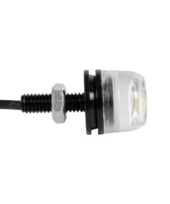 GLOBOSTAR® PLATELIGHT 81632 Φως Πινακίδας & DRL LED 3W/6W 270lm/540lm 120° DC 12V Αδιάβροχο IP65 Ψυχρό Λευκό 6000K – Μαύρο – Μ1.8 x Π3.8 x Υ1.8cm / Q0.5cm – Πακέτο 2 Τεμαχίων – 1 Χρόνο Εγγύηση