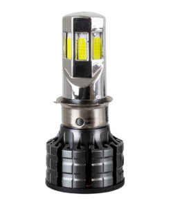GloboStar® 81661 H4/HS1 KIT Βασικού Φωτισμού Μοτοσυκλέτας 2nd Generation Can-Bus Series LED CREE CXB COB 60W 6000lm DC 8-80V Αδιάβροχο IP67 Ψυχρό Λευκό 8000K
