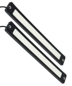 GloboStar® 81722 Σετ 2 Μπάρες DRL LED CREE COB 24W 3600lm 120° DC 12V Αδιάβροχες IP65 Ψυχρό Λευκό 6000K