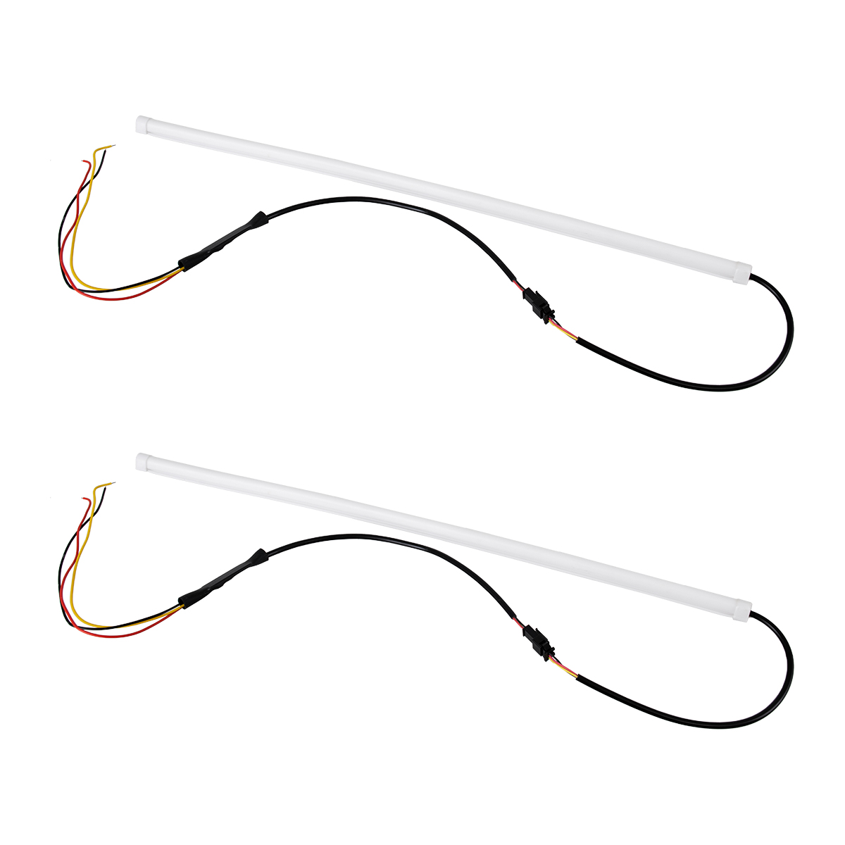 GLOBOSTAR® DRL 81724 Φώτα Ημέρας DRL & Φλας LED 8W/16W 700lm/1400lm 200° DC 12V Αδιάβροχο IP65 Ψυχρό Λευκό 6000K & Πορτοκαλί - Μ45 x Π1.3 x Υ1.3cm - Πακέτο 2 Τεμαχίων - 1 Χρόνο Εγγύηση - Image 4