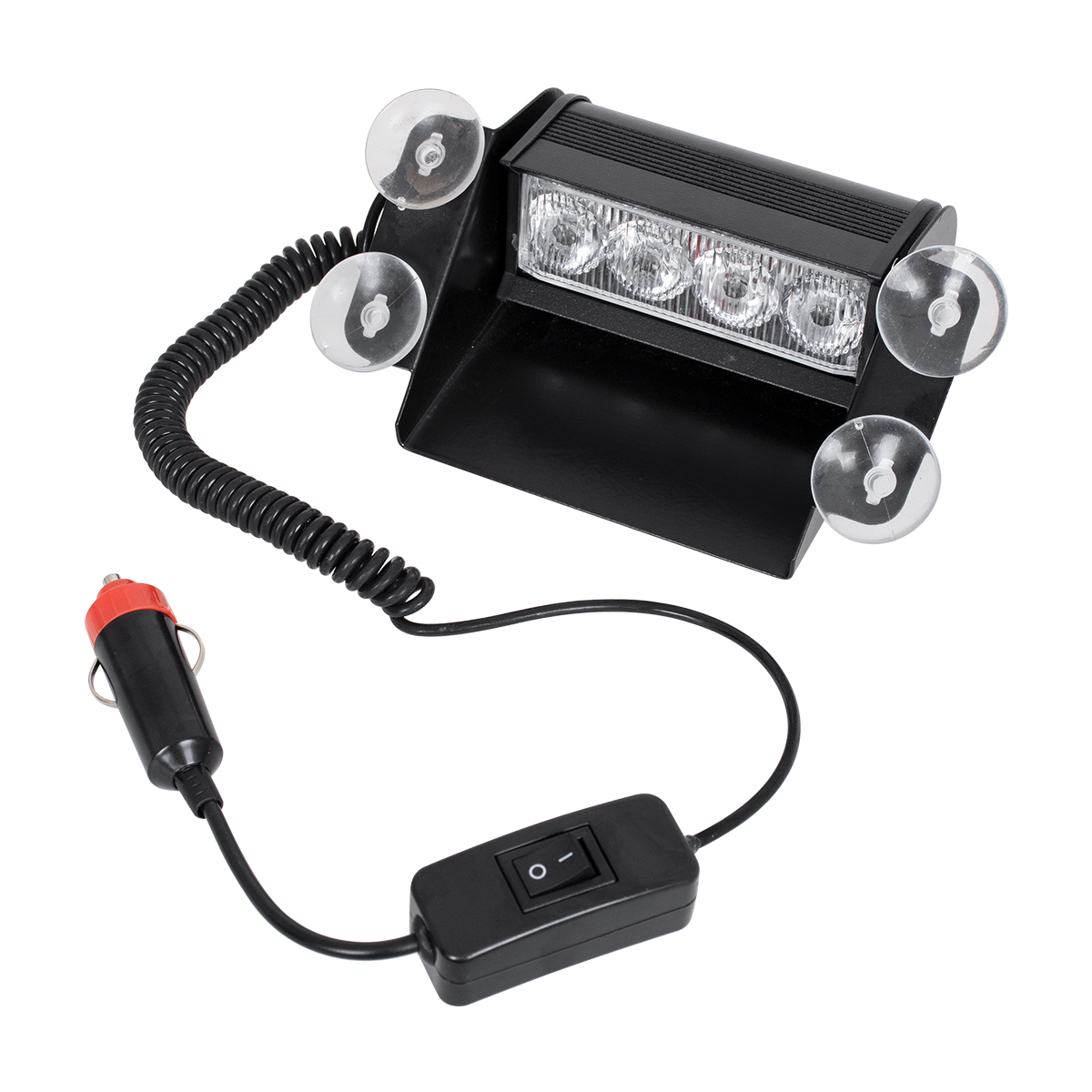 GloboStar® 85103 PRO Series Μπάρα Σήμανσης με Βεντούζες Στήριξης για Παρμπρίζ Οχήματος Οδικής Βοήθείας για Αυτοκίνητα & Φορτηγά 9 Προγραμμάτων Φωτισμού STROBE LED SMD 4W DC 10-30V IP20 Πορτοκαλί - Image 7