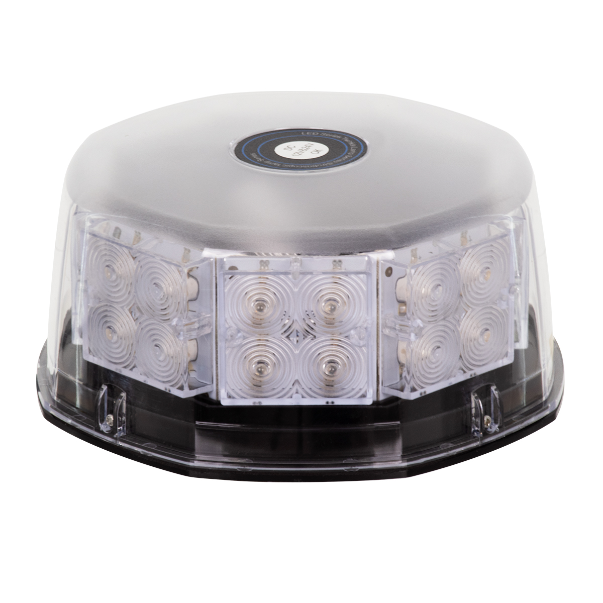 GloboStar® 85162 PRO Series Φάρος Σήμανσης Οχήματος Πυροσβεστικής για Αυτοκίνητα & Φορτηγά 6 Προγραμμάτων Φωτισμού STROBE LED 40W DC 10-30V Αδιάβροχος IP65 Κόκκινο - Image 3