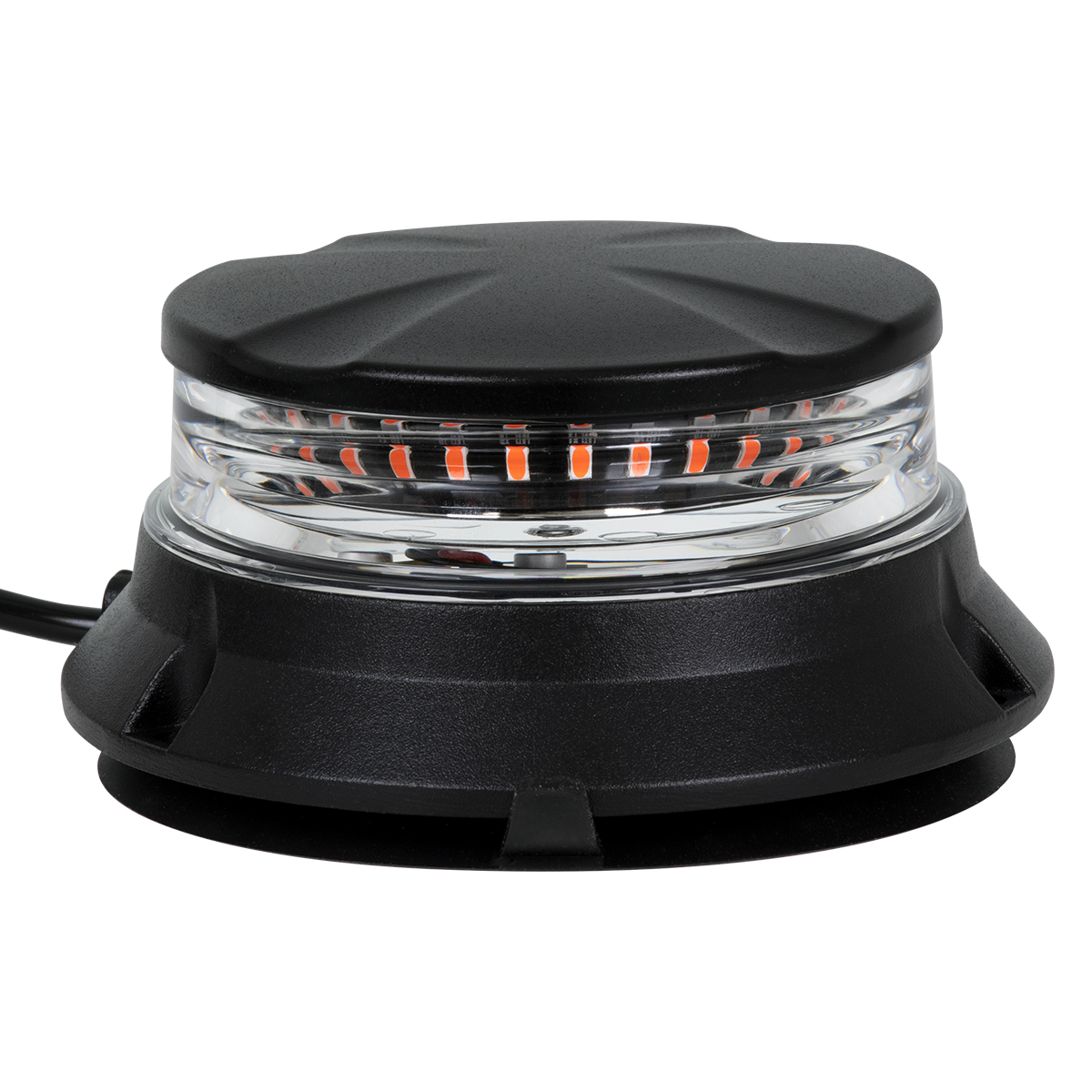 GloboStar® 85168 PRO Series Φάρος Σήμανσης Οχήματος Πυροσβεστικής για Αυτοκίνητα & Φορτηγά 6 Προγραμμάτων Φωτισμού STROBE LED SMD 3030 48W DC 10-30V Αδιάβροχος IP66 Κόκκινο - Image 3