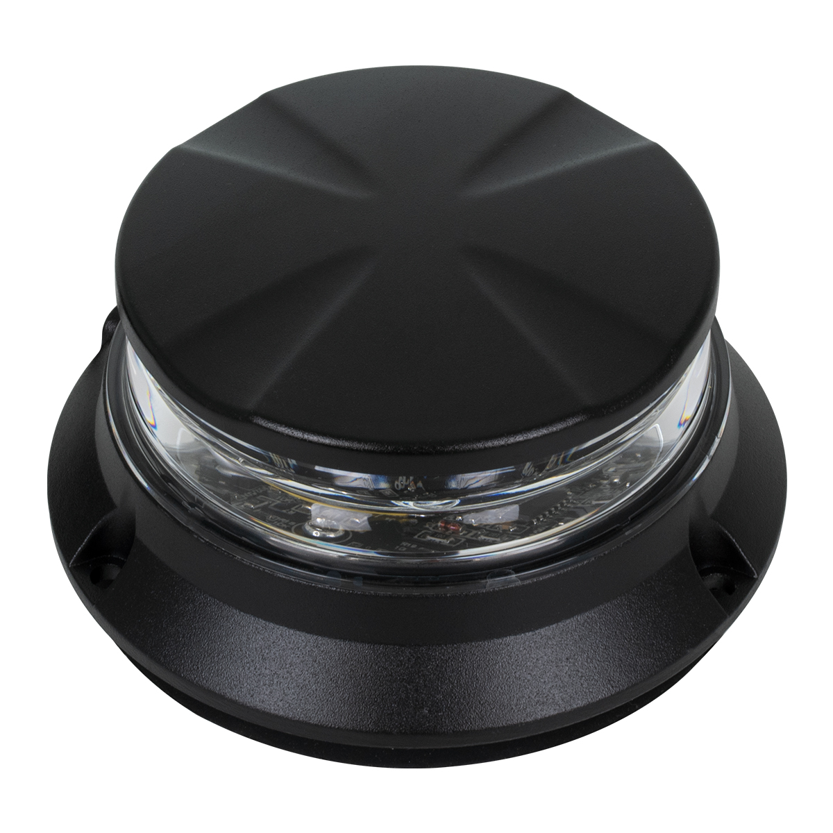 GloboStar® 85171 PRO Series Φάρος Σήμανσης Οχήματος Οδικής Βοήθείας για Αυτοκίνητα & Φορτηγά 6 Προγραμμάτων Φωτισμού STROBE LED SMD 3030 48W DC 10-30V Αδιάβροχος IP66 Πορτοκαλί - Image 4