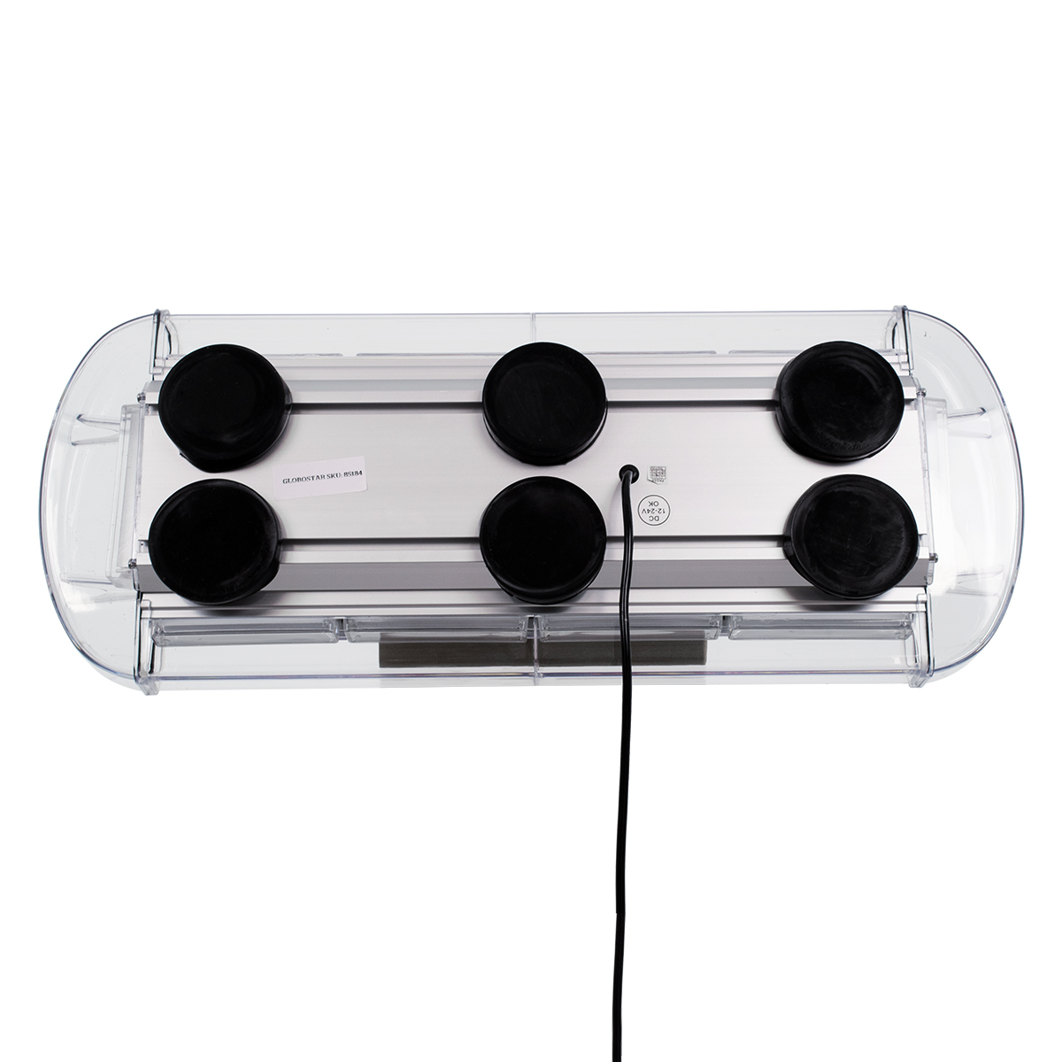 GloboStar® 85184 PRO Series Φάρος Σήμανσης Οχήματος Ασθενοφόρου για Αυτοκίνητα & Φορτηγά 6 Προγραμμάτων Φωτισμού STROBE LED COB 100W DC 10-30V Αδιάβροχος IP66 Ψυχρό Λευκό 6000K - Image 7