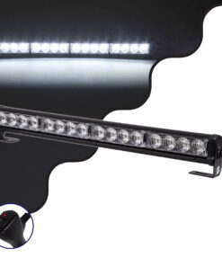 GloboStar® 85276 PRO Series Μπάρα Σήμανσης Οχήματος Ασθενοφόρου για Αυτοκίνητα & Φορτηγά 16 Προγραμμάτων Φωτισμού STROBE LED SMD 3030 32W DC 10-30V Αδιάβροχη IP66 Ψυχρό Λευκό 6000K