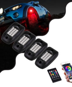GloboStar® 85331 Car Underbody LED Flood Kit DC 12V 60W με Smart Bluetooth Controller - Εφαρμογή APP & Ασύρματο Χειριστήριο RF Αδιάβροχο IP68 Πολύχρωμο RGB